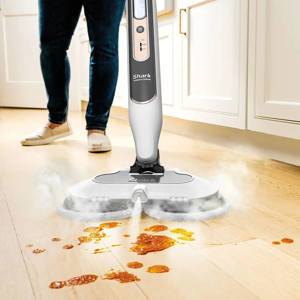 Shark S8201EU Steam & Scrub Parní mop - Dvě rotační hlavy - LED osvětlení